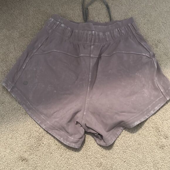 Lululemon Purple Acid Wash Shorts 2/4 - Picture 2 of 3